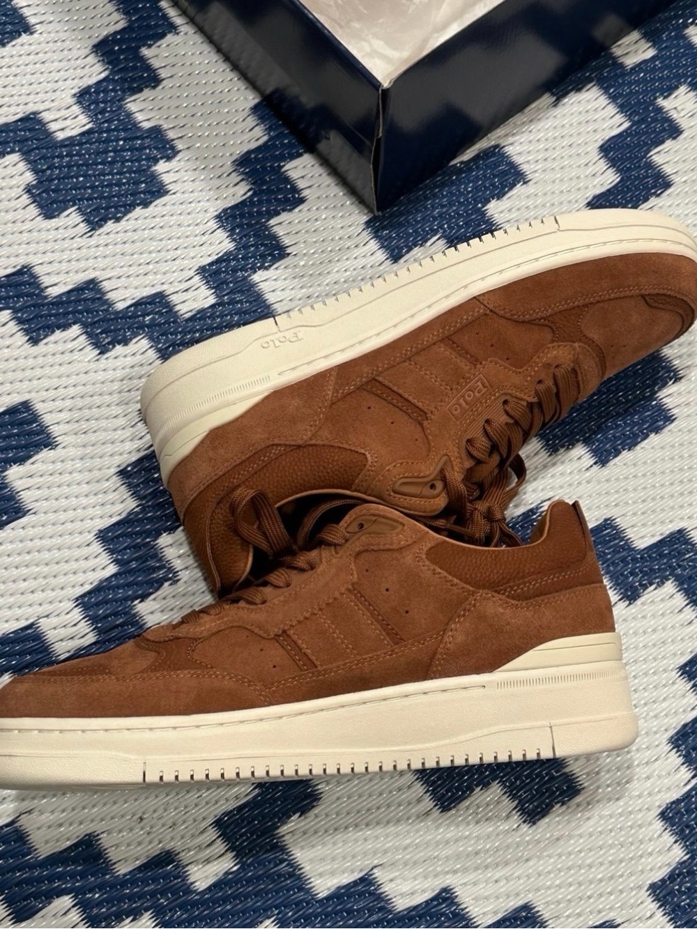 Polo Ralph Lauren Masters Sport Suede Designer Shoes Men’s Size 11 New - Picture 2 of 7